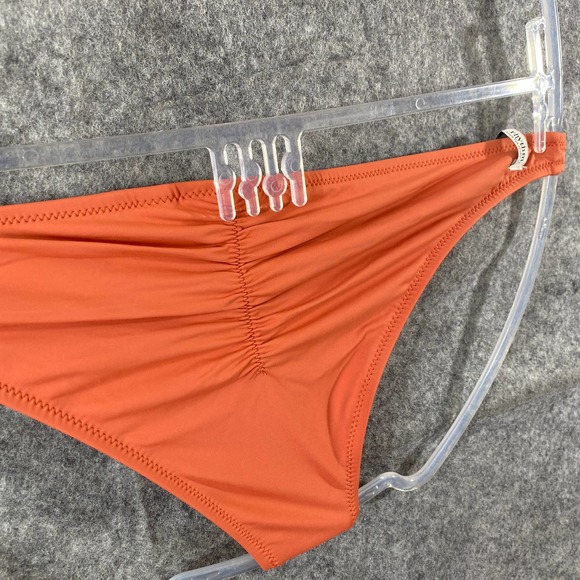 Rhythm Bikini Bottoms Medium Orange My Cheeky Ruched Swimwear - Picture 7 of 11